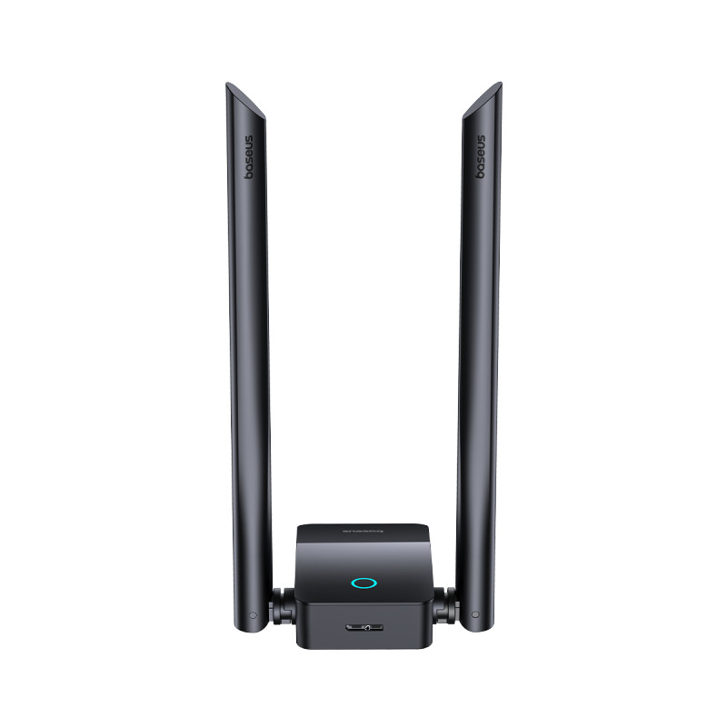 Адаптер Baseus FastJoy Series WiFi Adapter 1300Mbps（External Antenna）Cluster Black (B01317600111-05)