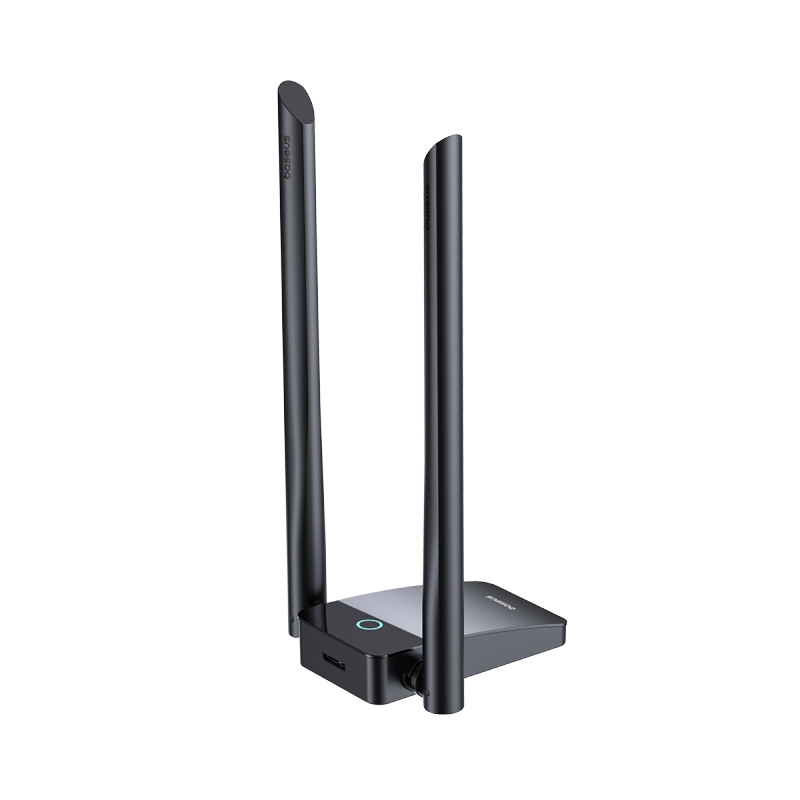 Адаптер Baseus FastJoy Series WiFi Adapter 1300Mbps（External Antenna）Cluster Black (B01317600111-05)