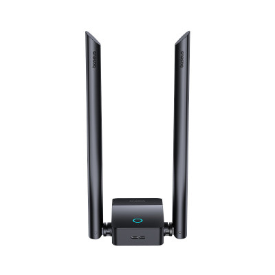 Адаптер Baseus FastJoy Series WiFi Adapter 1800Mbps（External Antenna）Cluster Black (B01317600111-06)