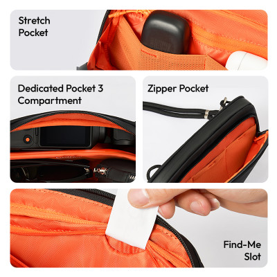 Сумка Ulanzi YY08 TechLite Sling(BLACK) (B175) Сумка Ulanzi YY08 TechLite Sling(BLACK) (B175)