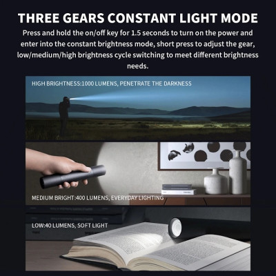 Ліхтар Xiaomi Mijia Multi Functional Strong Light Flashlight (N613) (BHR7668CN) Ліхтар Xiaomi Mijia Multi Functional Strong Light Flashlight (N613) (BHR7668CN)