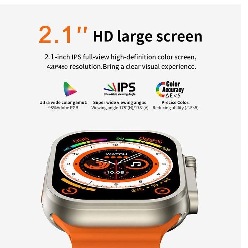 Смарт-годинник BIG S10 Pro Ultra 2 IP67+GPS Yellow (BIGS10PYellow)