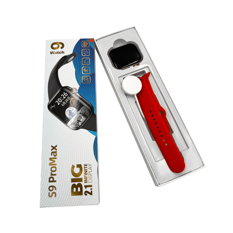 Смарт-годинник BIG S9 Pro Max 45mm. IP65. 230 mAh. Orange (BIGS9POrange)