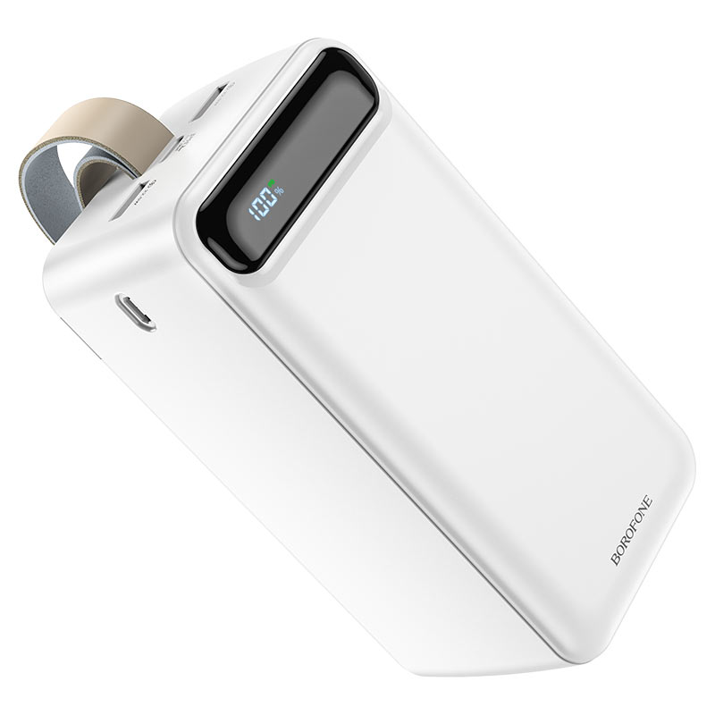Зовнішній акумулятор BOROFONE BJ14D Course 22.5W+PD20W fully compatible power bank(50000mAh) White (6974443387773)