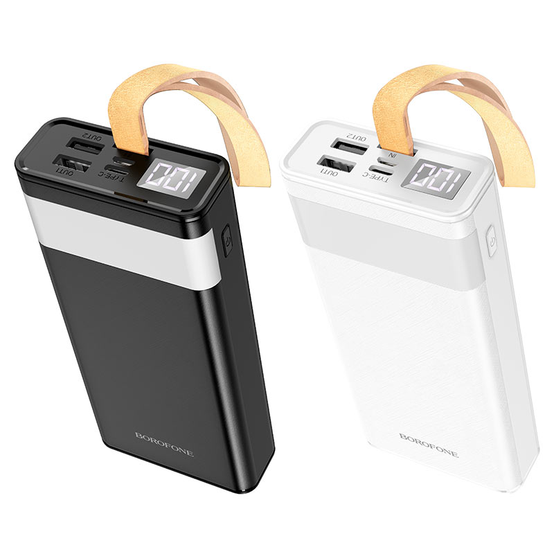 Зовнішній акумулятор BOROFONE BJ18 Coolmy digital display power bank 20000mAh Black (6974443381375)