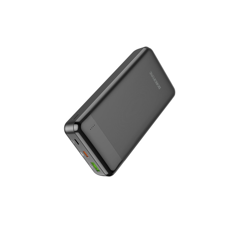 Зовнішній акумулятор BOROFONE BJ19A Incredible PD20W+QC3.0 power bank 20000mAh Black (6974443381603)