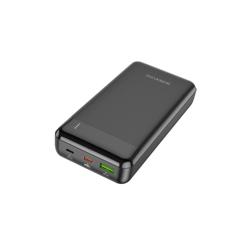 Зовнішній акумулятор BOROFONE BJ19A Incredible PD20W+QC3.0 power bank 20000mAh Black (6974443381603)