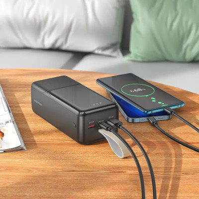 Зовнішній акумулятор BOROFONE BJ33C Creed PD30W power bank(40000mAh) Black (6941991102363) Зовнішній акумулятор BOROFONE BJ33C Creed PD30W power bank(40000mAh) Black (6941991102363)