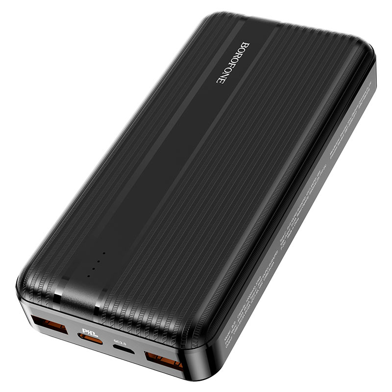 Зовнішній акумулятор BOROFONE BJ9A Uranus 22.5W fully compatible 20000mAh Black (6974443382679)
