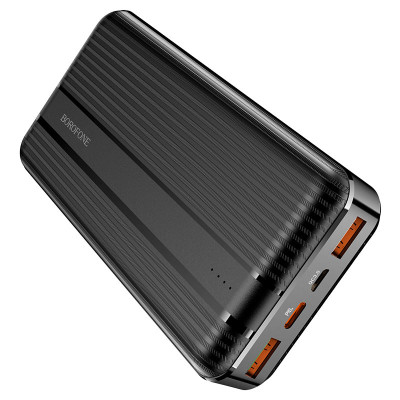 Зовнішній акумулятор BOROFONE BJ9A Uranus 22.5W fully compatible 20000mAh Black (6974443382679) Зовнішній акумулятор BOROFONE BJ9A Uranus 22.5W fully compatible 20000mAh Black (6974443382679)