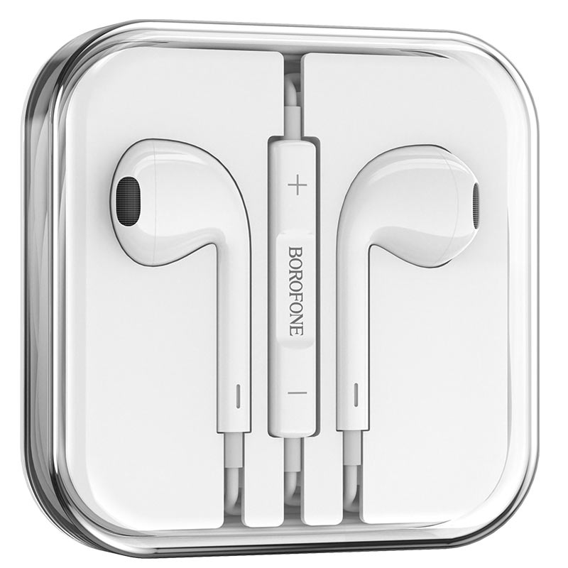 Навушники BOROFONE BM56 Original series earphones display set(20PCS) White (6931474736895)