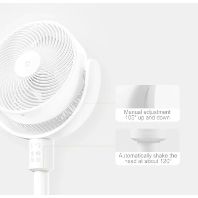 Вентилятор Xiaomi Mijia 18W Circulation Fan + (перехідник на EU розетку) (BPLDS08DM) Вентилятор Xiaomi Mijia 18W Circulation Fan + (перехідник на EU розетку) (BPLDS08DM)