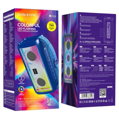 Портативна колонка BOROFONE BR26 Daring sports BT speaker Navy Blue (6974443387216) Портативна колонка BOROFONE BR26 Daring sports BT speaker Navy Blue (6974443387216)