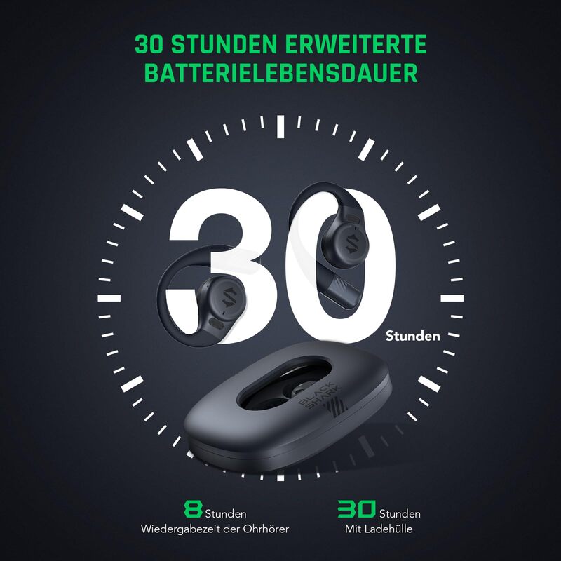 Бездротові навушники TWS Black Shark Open Bluetooth Earphones Black (BHR8844CN)