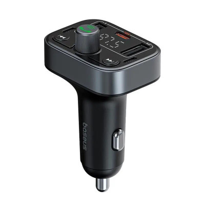 АЗП з FM-модулятором Baseus S-09 Pro Series Car FM Transmitter Cluster Black (C10762200113-00) АЗП з FM-модулятором Baseus S-09 Pro Series Car FM Transmitter Cluster Black (C10762200113-00)