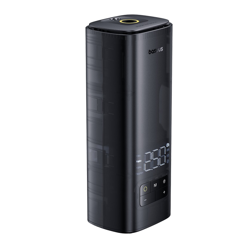 Автомобільний насос Baseus SuperMini Mega Series Double Cylinder Air Inflator Cluster Black (C11123202111-00)