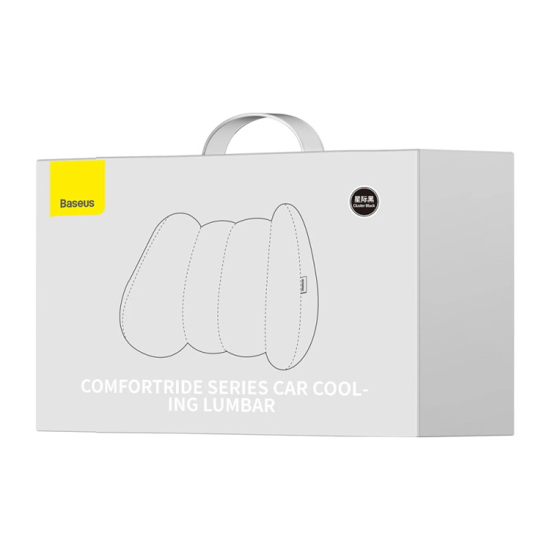 Подушка для попереку Baseus ComfortRide Series Car Cooling Lumbar Pillow Cluster Black (C20036402111-01)