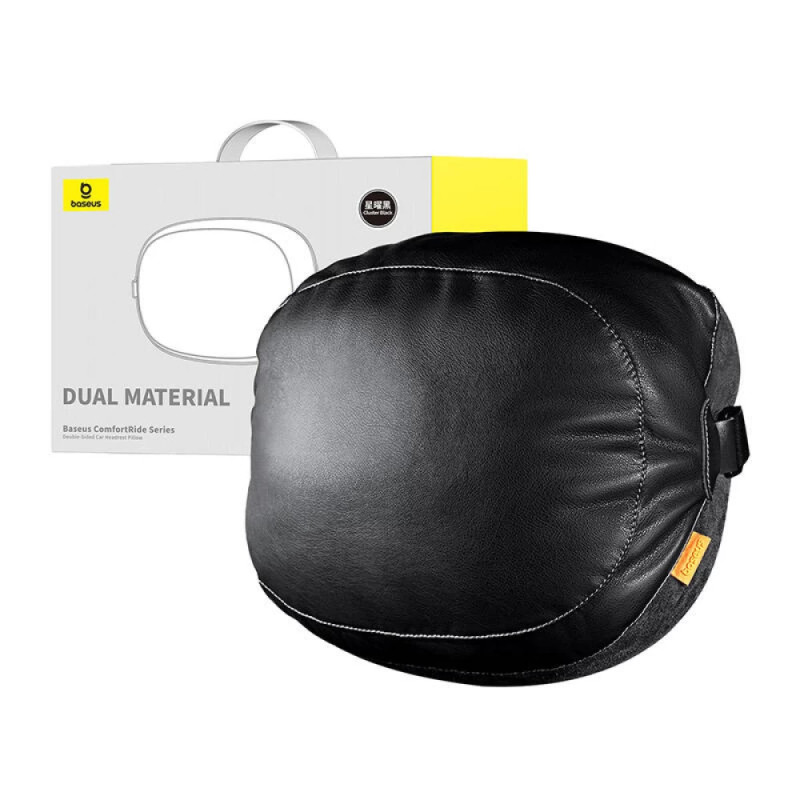 Подушка підголівник Baseus ComfortRide Series Double-Sided Car Headrest Pillow Cluster Black (C20036403111-00)