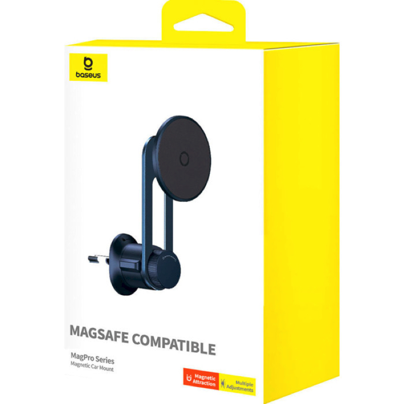 Автотримач для телефона Baseus MagPro Series Magnetic Car Mount Cosmic Black (C40161200121-00)