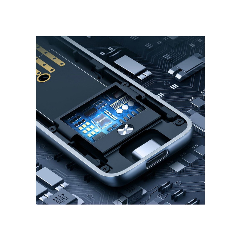 Зовнішній карман Baseus Full Speed Series SSD Enclosure(Type-C GEN1) Space Gray (CAYPH-E0G)