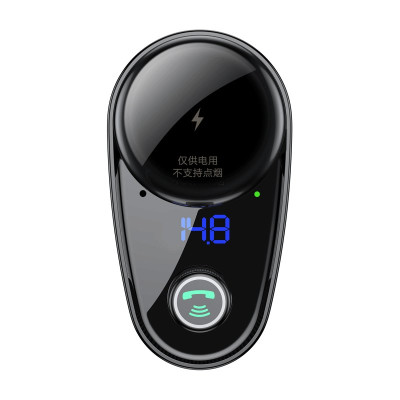 АЗП з FM-модулятором Baseus Locomotive Wireless MP3 Vehicle Charger Black (CCALL-RH01)