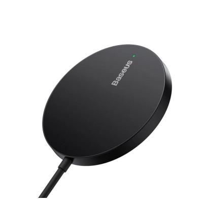 Бездротовий зарядний пристрій Baseus Simple Mini3 Magnetic Wireless Charger 15W Black (CCJJ040001) Бездротовий зарядний пристрій Baseus Simple Mini3 Magnetic Wireless Charger 15W Black (CCJJ040001)
