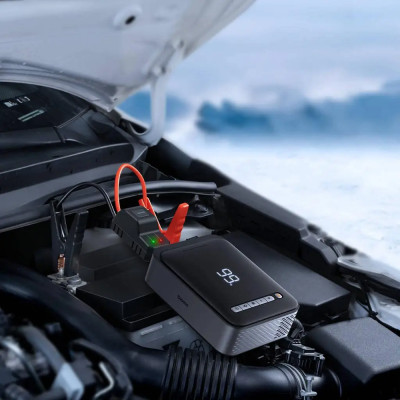 Автомобільний пуско-зарядний пристрій з насосом Baseus Super Energy 2-in-1 Jump Starter（1000A）Black (CGCN000001)