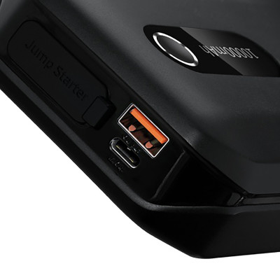 Автомобільний пуско-зарядний пристрій Baseus Super Energy Air Car Jump Starter(10000mAh) Black (CGNL020101) Автомобільний пуско-зарядний пристрій Baseus Super Energy Air Car Jump Starter(10000mAh) Black (CGNL020101)