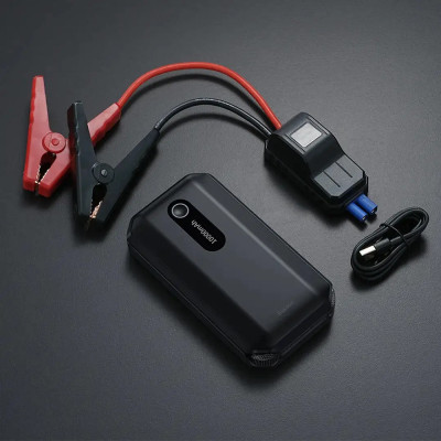 Автомобільний пуско-зарядний пристрій Baseus Super Energy Air Car Jump Starter(10000mAh) Black (CGNL020101) Автомобільний пуско-зарядний пристрій Baseus Super Energy Air Car Jump Starter(10000mAh) Black (CGNL020101)