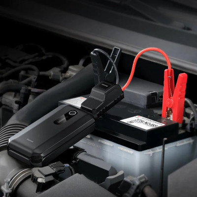 Автомобільний пуско-зарядний пристрій Baseus Super Energy Air Car Jump Starter(10000mAh) Black (CGNL020101) Автомобільний пуско-зарядний пристрій Baseus Super Energy Air Car Jump Starter(10000mAh) Black (CGNL020101)