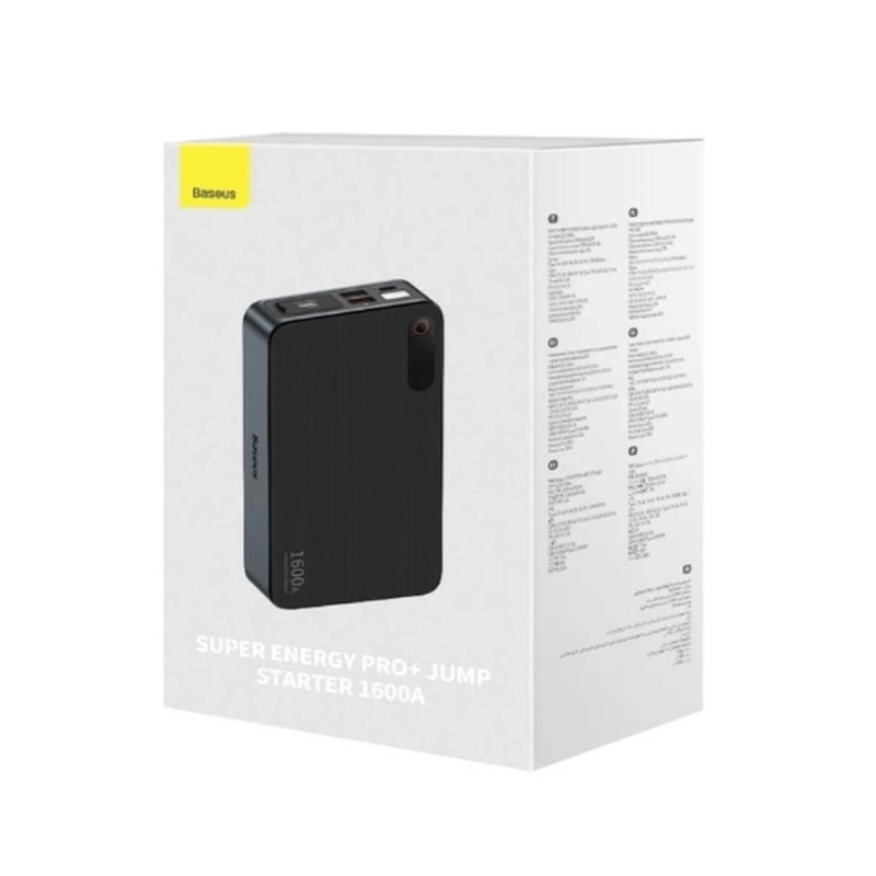 Автомобільний пуско-зарядний пристрій Baseus Super Energy Pro Black+ Car Jump Starter 1600A (CGNL070001)