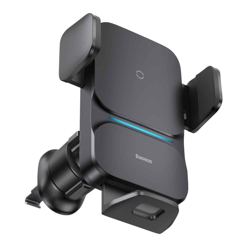 Автотримач для телефона з БЗП Baseus Wisdom Auto Alignment 15W Black (CGZX000001)