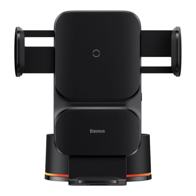 Автотримач для телефона з БЗП Baseus Wisdom Auto Alignment Car Mount Wireless Charger（QI 15W（Suction base)Black (CGZX000101)