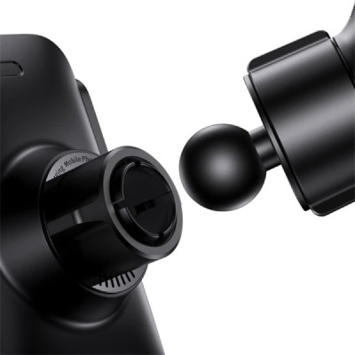 Автотримач для телефона з БЗП Baseus Wisdom Auto Alignment Car Mount Wireless Charger(QI 15W(Suction base)Black (CGZX000101) Автотримач для телефона з БЗП Baseus Wisdom Auto Alignment Car Mount Wireless Charger(QI 15W(Suction base)Black (CGZX000101)