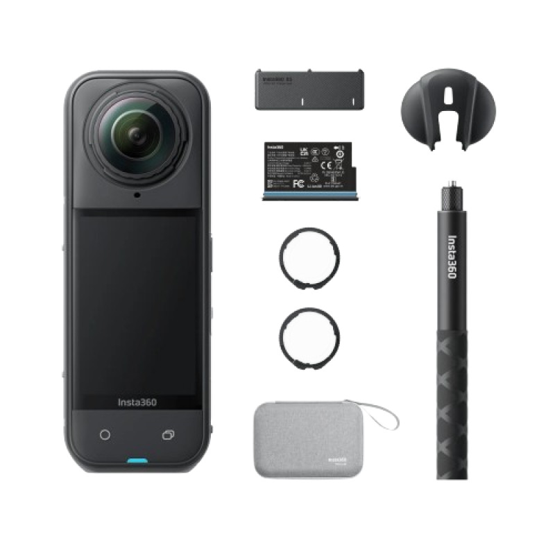 Екшн-камера Insta360 X5 Essential Bundle  (Black) (6977644761496)
