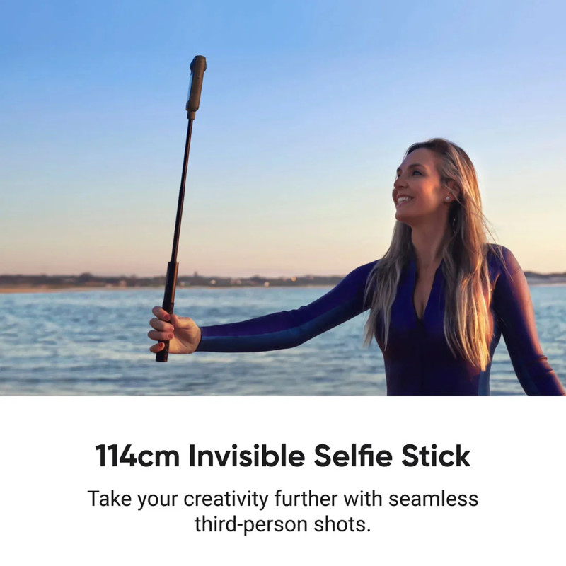 Селфі палиця Insta360 Invisible Selfie Stick 114 cm (Black) (6970357854684)