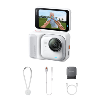 Екшн-камера Insta360 GO Ultra Standard Edition (Arctic White) (6977644761342) Екшн-камера Insta360 GO Ultra Standard Edition (Arctic White) (6977644761342)