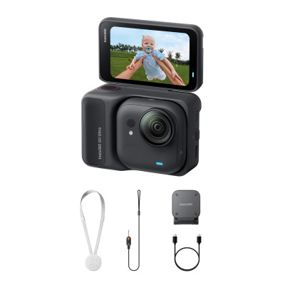 Екшн-камера Insta360 GO Ultra Standard Edition (Midnight Black) (6977644761045) Екшн-камера Insta360 GO Ultra Standard Edition (Midnight Black) (6977644761045)