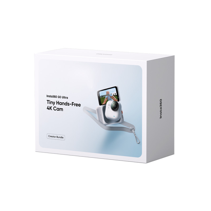 Екшн-камера Insta360 GO Ultra Creator Bundle (Arctic White) (6977644765234)