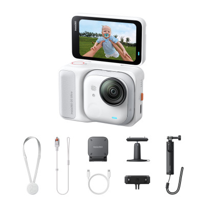 Екшн-камера Insta360 GO Ultra Creator Bundle (Arctic White) (6977644765234) Екшн-камера Insta360 GO Ultra Creator Bundle (Arctic White) (6977644765234)
