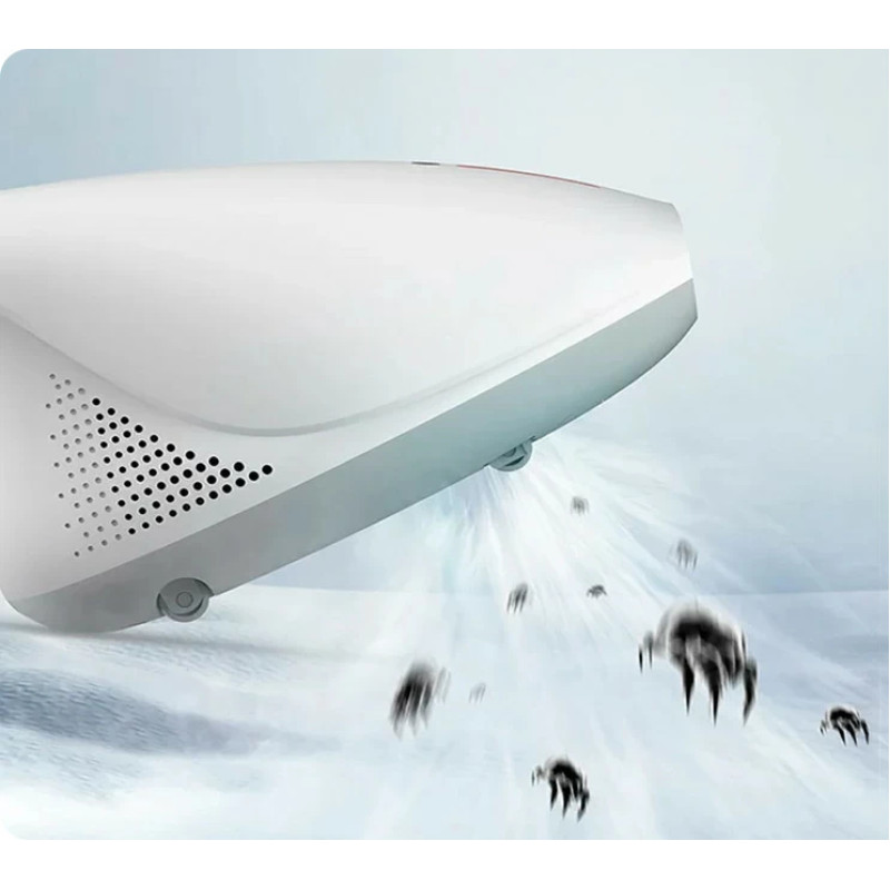 Ручний пилосос Xiaomi DEERMA Mites Vacuum Cleaner White + (перехідник на EU розетку) (CM800)