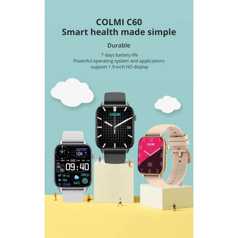 Смарт-годинник Colmi C60 Silver (COLC60S)