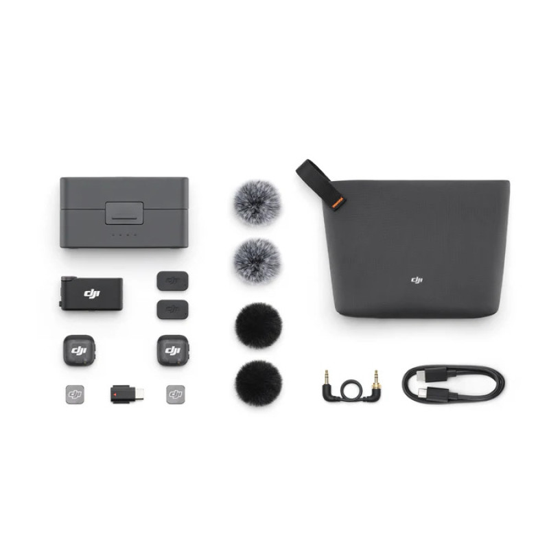 Бездротова мікрофонна система DJI Mic 3 (2TX +1RX + Зарядний кейс) (CP.RN.00000480.01)