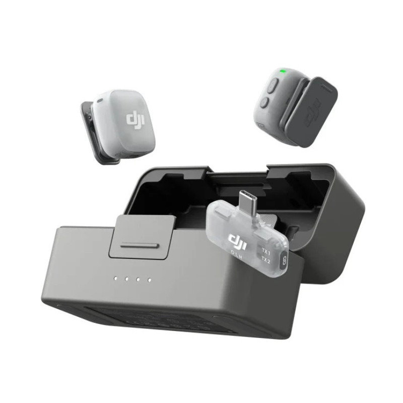Мікрофонна радіосистема DJI Mic Mini 2 (2TX +1RX + Зарядний кейс) (CP.RN.00000532.01)