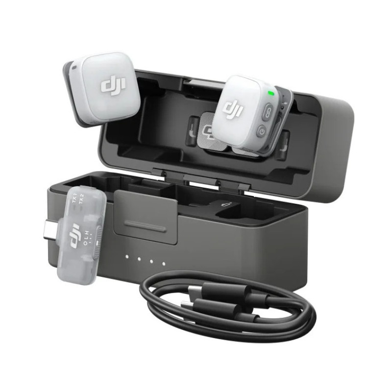 Мікрофонна радіосистема DJI Mic Mini 2 (2TX +1RX + Зарядний кейс) (CP.RN.00000532.01)