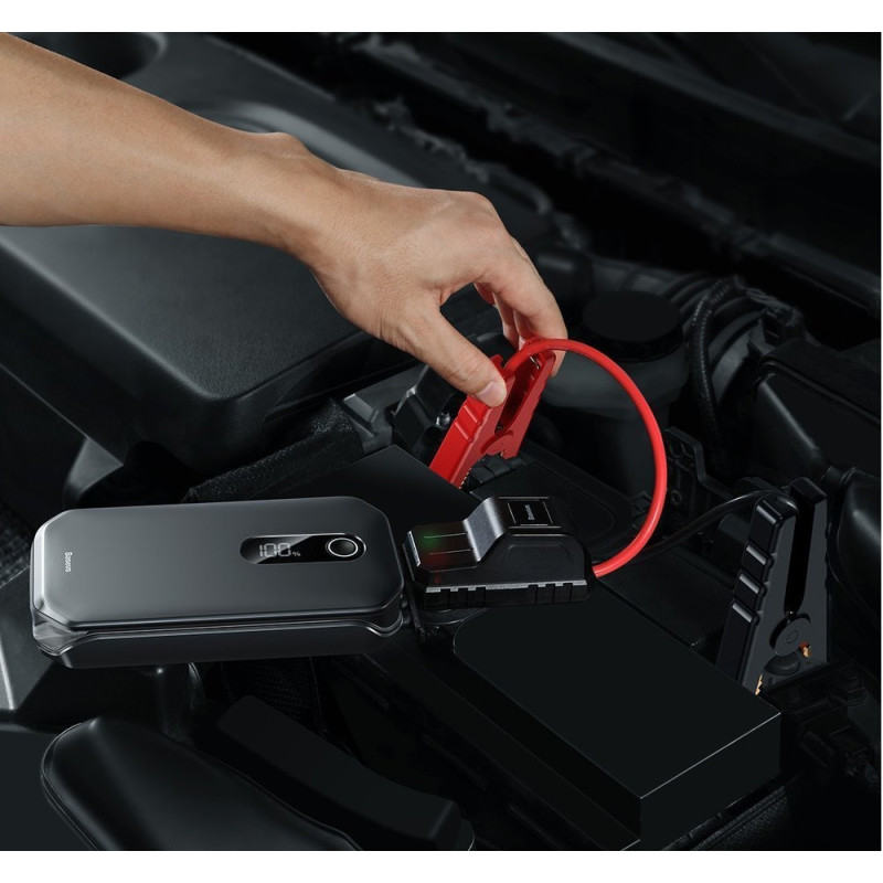 Автомобільний пуско-зарядний пристрій Baseus Super Energy Pro Car Jump Starter (12000mAh)  Black (CRJS03-01)