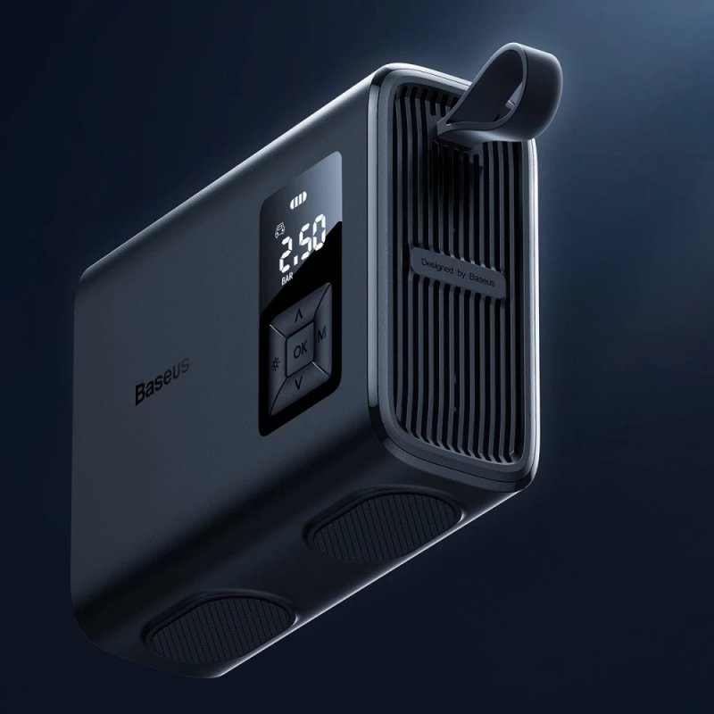 Автомобільний насос Baseus Mega EnergyPump Series Dual Cylinder Wireless Inflator (CRNL060001)