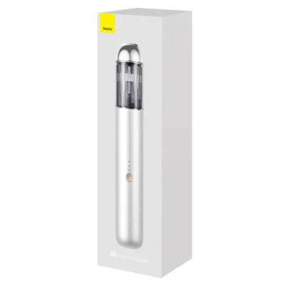 Автомобільний пилосос Baseus A3 Car Vacuum Cleaner （15000pa）Silver (CRXCQA3-0S)