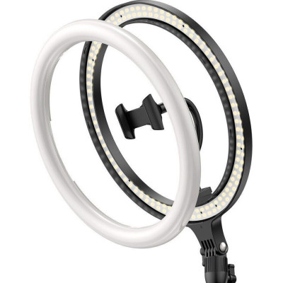 Кільцева світлодіодна LED-лампа Baseus Live Stream Holder-table Stand (10-inch Light Ring)Black (CRZB10-A01)