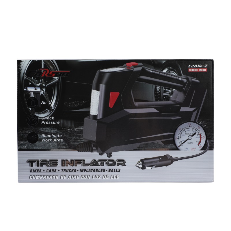 Автомобільний насос Carsun C2814-2 black (CSC2814)
